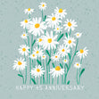 Happy 45th Anniversary Cute Daisies