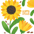 Sunflowers Happy Birthday