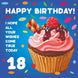 Happy 18th Birthday Cupcake Card