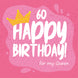Happy 60th Birthday For My Queen Card