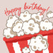 Happy Birthday Popcorn Card