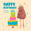 Cute Bear Happy Birthday The Best