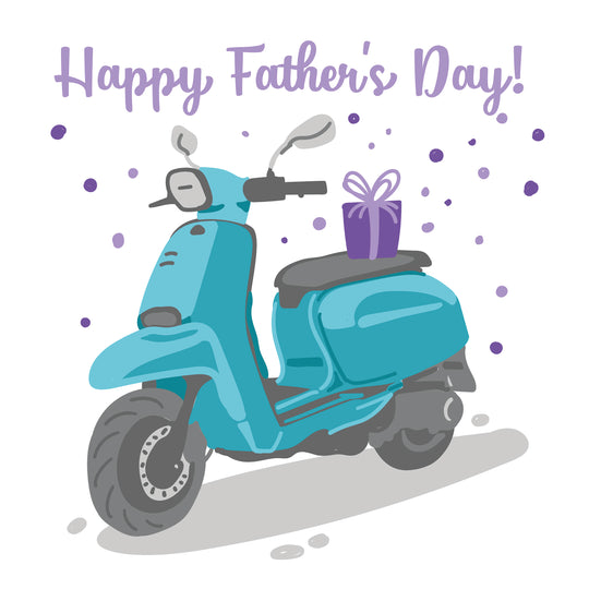 Father's Day Scooter Card