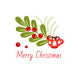 Merry Christmas Hot Chocolate And Mistletoe