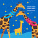 Cute Giraffes Merry 1st Christmas As Parents Card