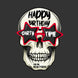 Happy Birthday Stepdad Skull Wearing Glasses
