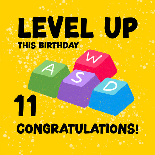 Level Up This Birthday Happy 11th Birthday