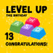 Level Up This Birthday Happy 13th Birthday