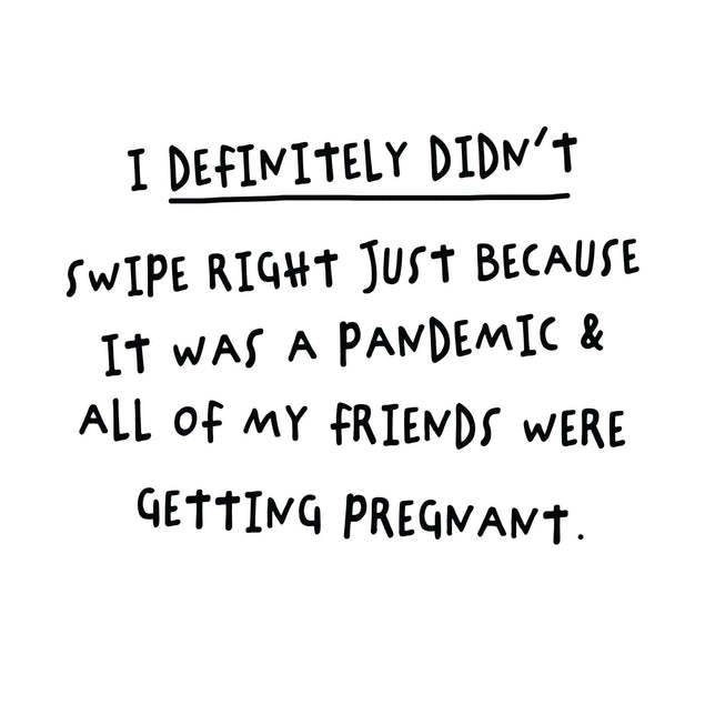 Pandemic Pregnant Friends Card