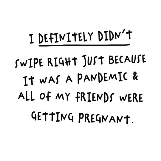 Pandemic Pregnant Friends Card
