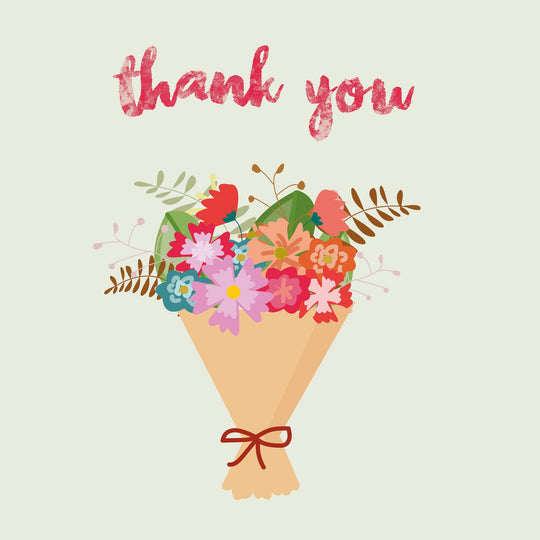 Thank You Flowers Card