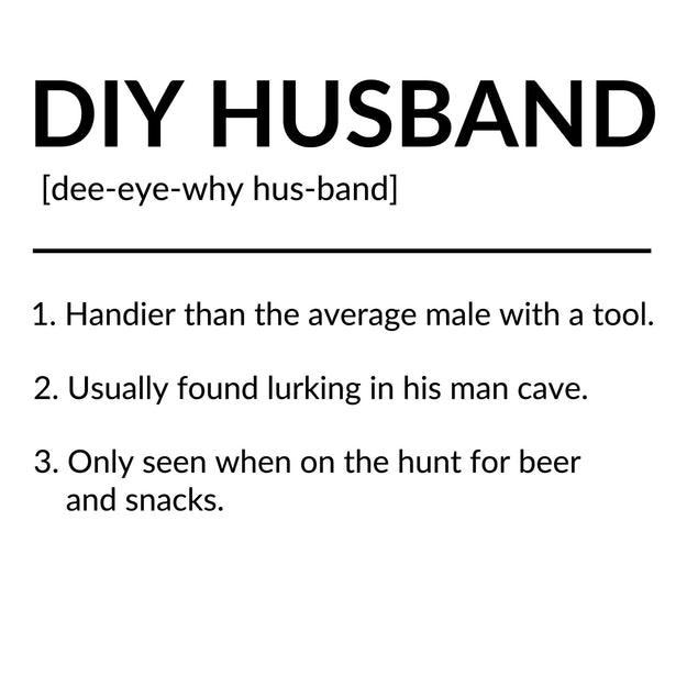 DIY Husband Card