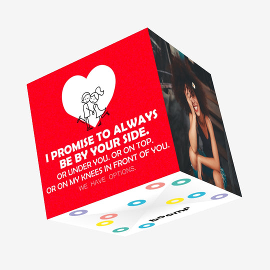 I'll Always Be By Your Side Sexy Valentine's Day Confetti-exploding Greetings Card