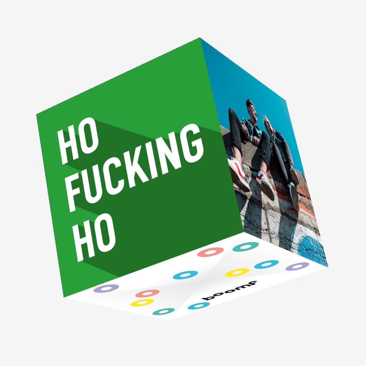 Ho F**king Ho Confetti-exploding Greetings Card – Boomf