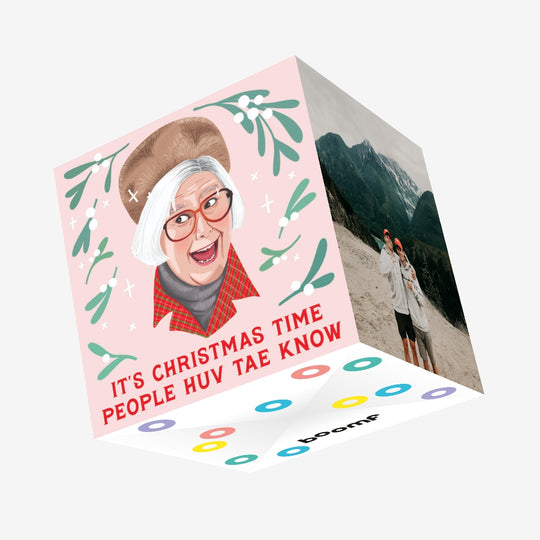 Isa Still Game Christmas Confetti-exploding Greetings Card