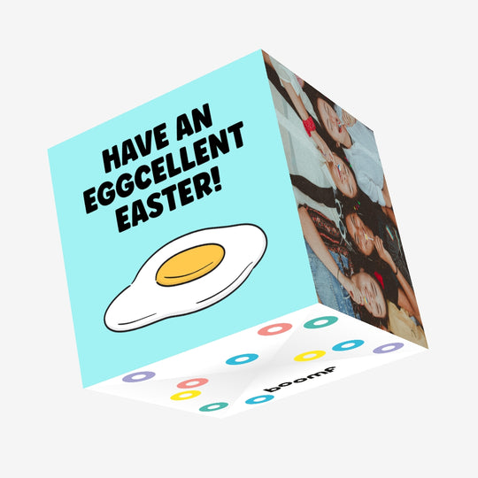 Fried Egg Easter Confetti-exploding Greetings Card