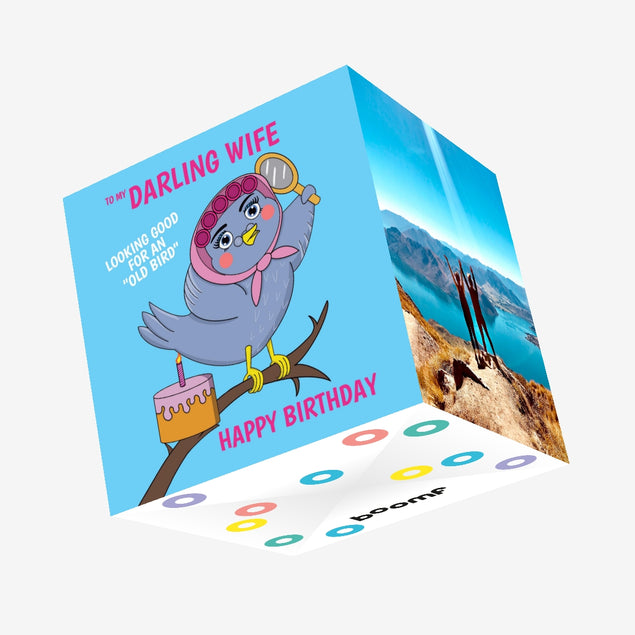 To My Darling Wife Confetti-exploding Greetings Card