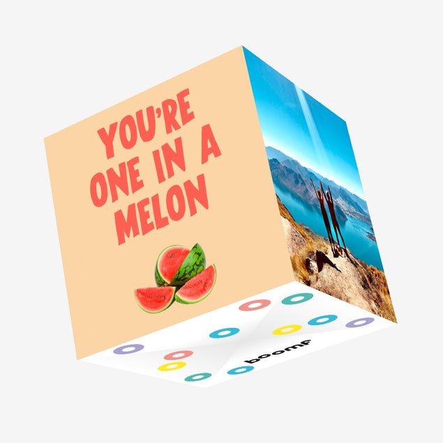 You're One In A Melon Confetti-exploding Greetings Card