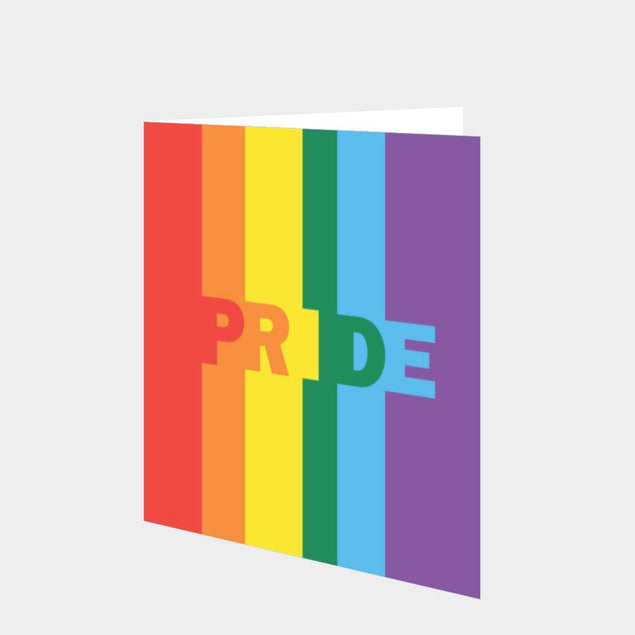 Pride Flag Card – Boomf