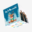 Joy To The World Christmas Confetti-exploding Greetings Card