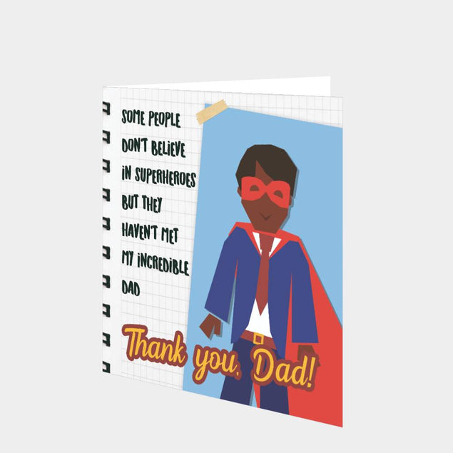 My Incredible Dad Thank You Card