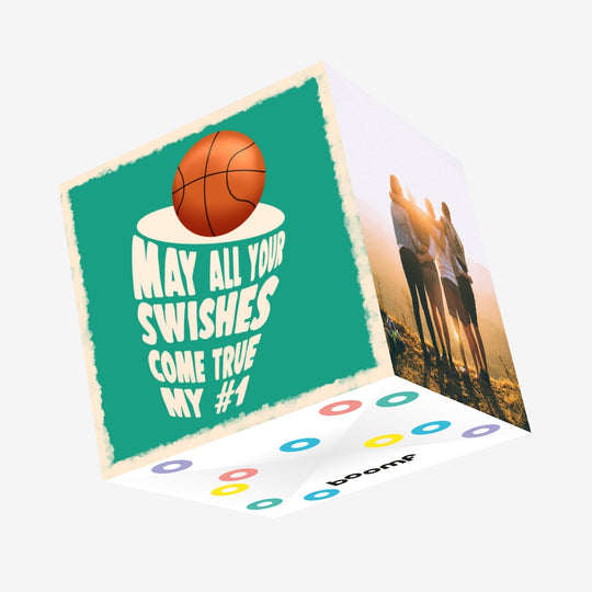 Happy Birthday My #1 Confetti-exploding Greetings Card