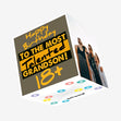 Happy 18th Birthday The Most Talanted Grandson Confetti-exploding Greetings Card
