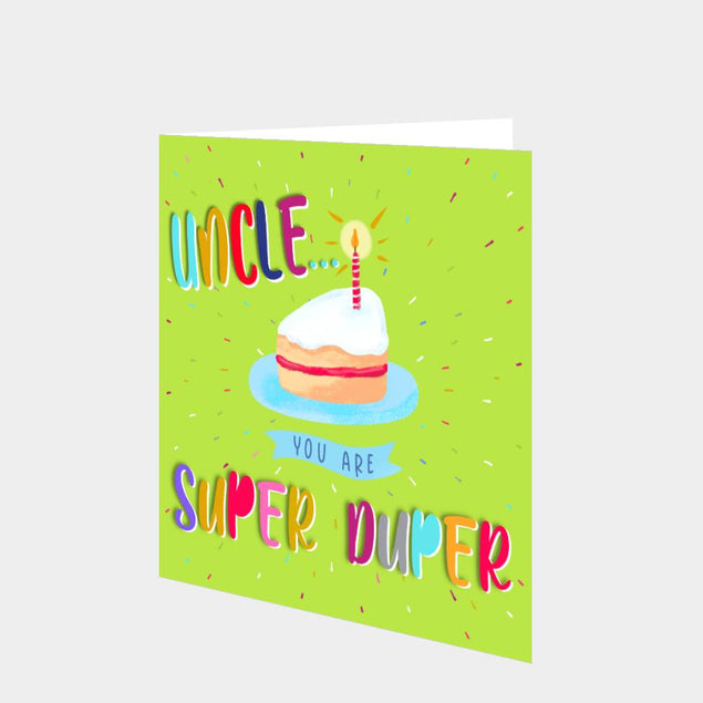 Uncle Super Duper Birthday Card