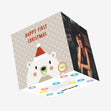 Polar Bear Happy 1st Christmas Confetti-exploding Greetings Card