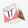Yippee 17 Today! Birthday Confetti-exploding Greetings Card