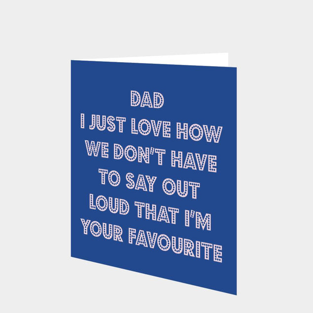 I'm Your Favourite - Blue Card