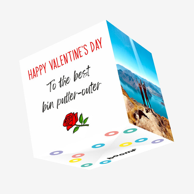 To The Best Bin Putter-outer Confetti-exploding Greetings Card