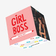 Girl Boss New Job Confetti-exploding Greetings Card
