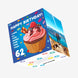 Happy 62nd Birthday Cupcake Confetti-exploding Greetings Card