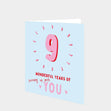 Nine Wonderful Years Of You Card