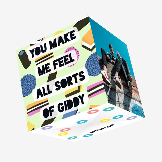 All Sorts of Giddy Confetti-exploding Greetings Card