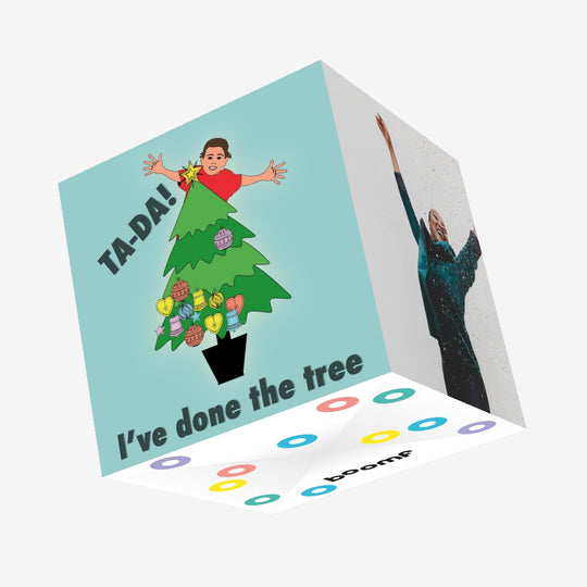 Ta-Da! I've Done The Tree Christmas Confetti-exploding Greetings Card