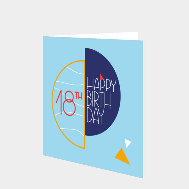 Happy 18th Birthday Card