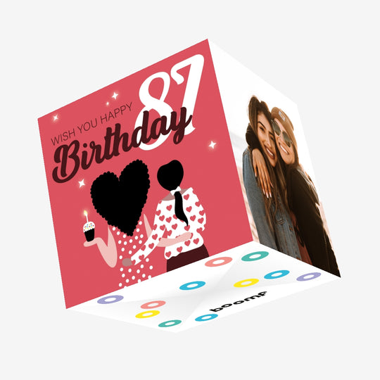Wish You Happy 87th Birthday Confetti-exploding Greetings Card