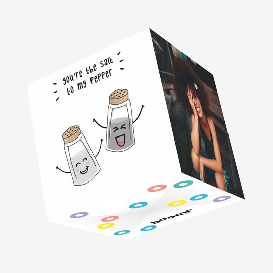 You're The Salt To My Pepper Confetti-exploding Greetings Card