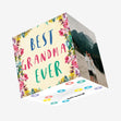 Best Grandma Ever Flower Confetti-exploding Greetings Card