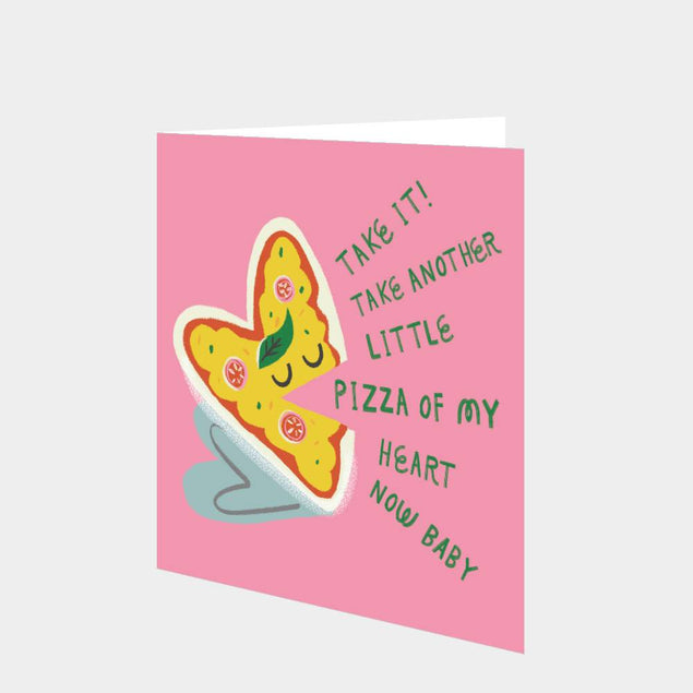 Pizza of my heart Card