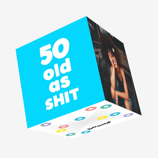 50 Old As S*** Confetti-exploding Greetings Card
