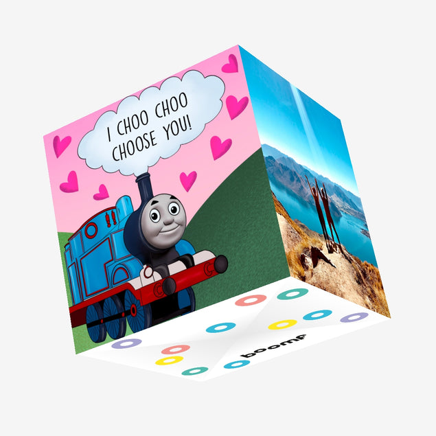 I Choo Choo Choose You Valentine's Day Confetti-exploding Greetings Card