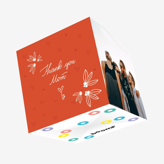 Thank You Mom Key Confetti-exploding Greetings Card
