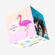 Have A Flamingood Day Purple Flamingo Confetti-exploding Greetings Card