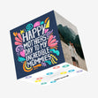 Happy Mother's Day To My Incredible Mommies Colorful Confetti-exploding Greetings Card