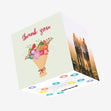Thank You Flowers Confetti-exploding Greetings Card
