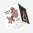 Christmas Wishes And Goat Kisses Confetti-exploding Greetings Card