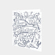 Father's Day You Are The Best Doodle Card